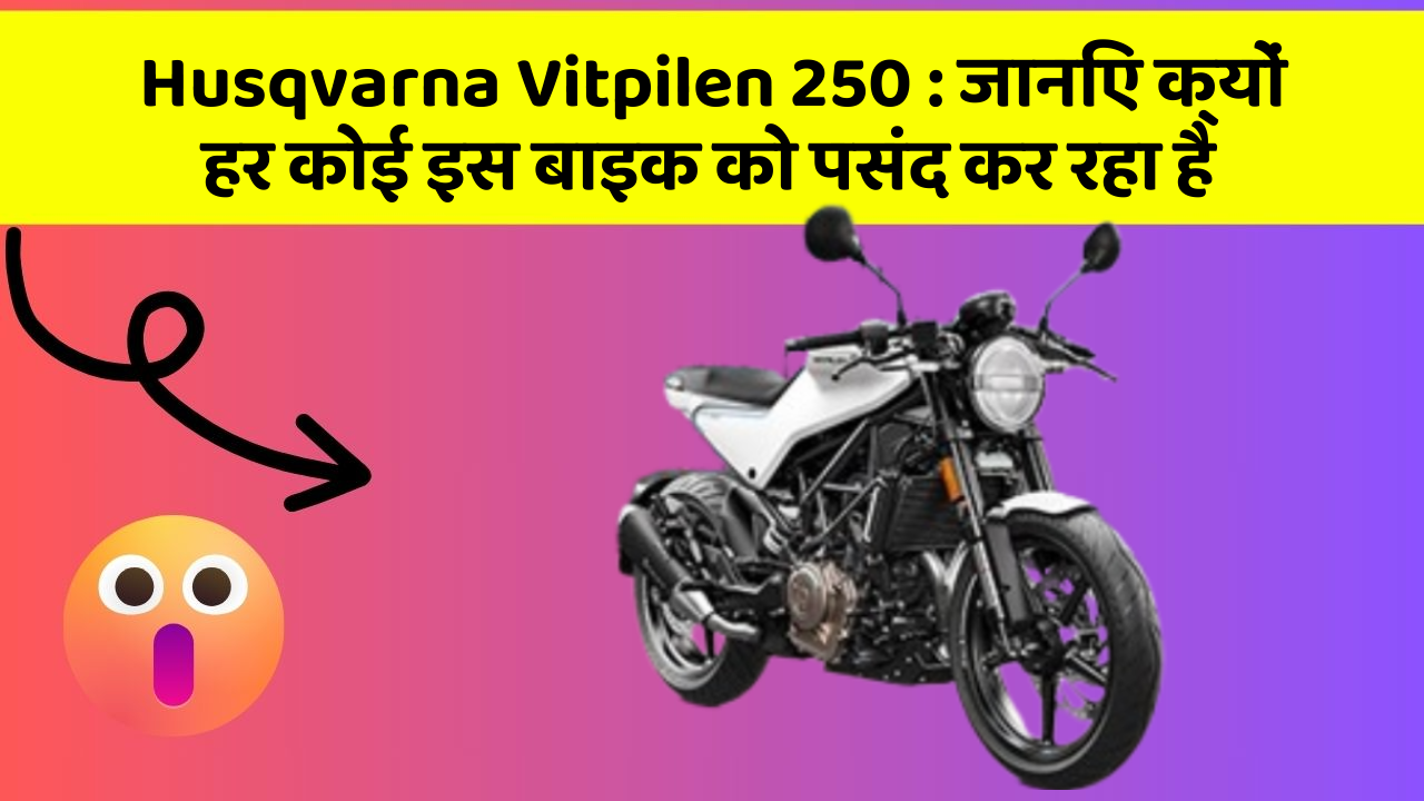 Husqvarna Vitpilen 250: जानिए क्यों हर कोई इस बाइक को पसंद कर रहा है