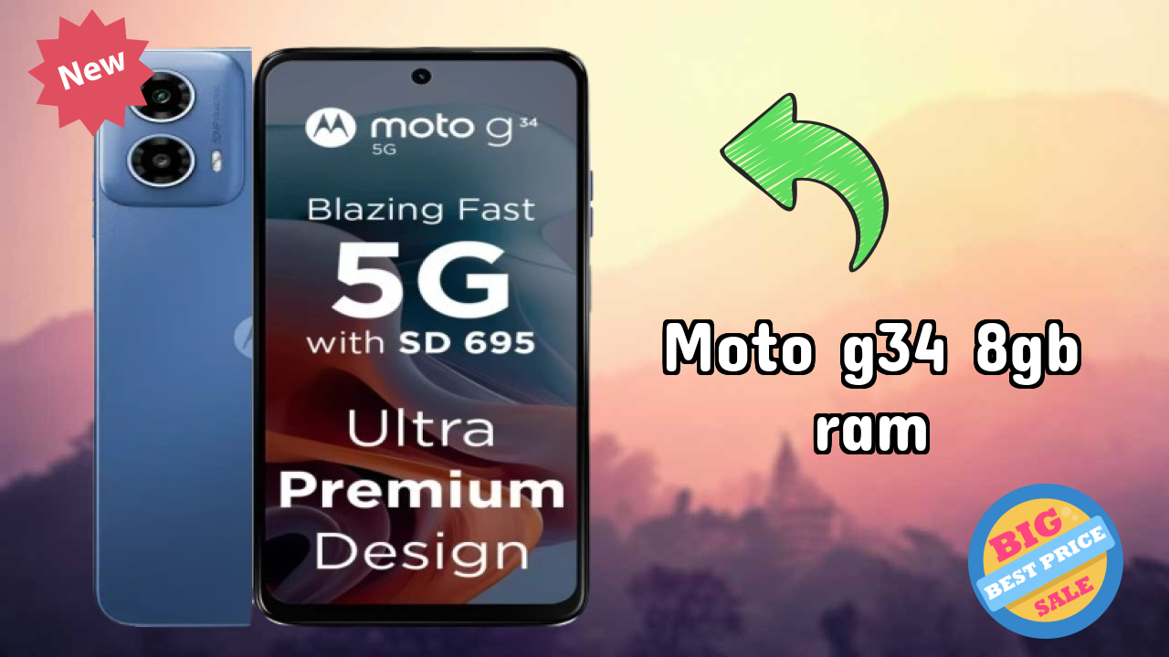 Unboxing Motorola Moto G34 8GB RAM - First Impressions & Features